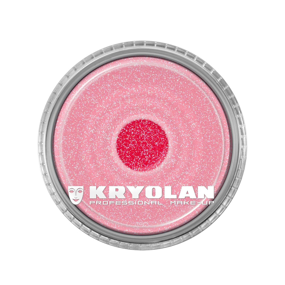 Kryolan Polyester Glimmer Fine Pastel Red Glitter 4g