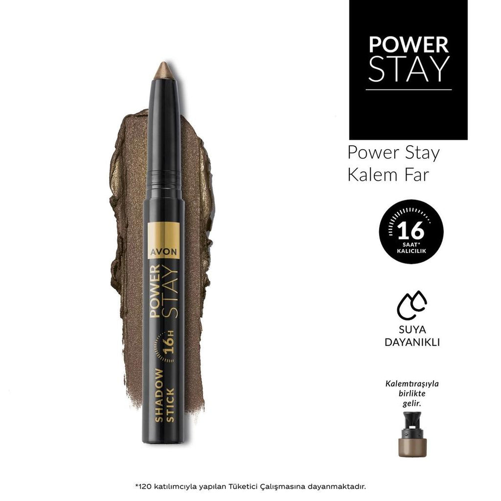 Avon Power Stay Eyeshadow Stick in Smokey Olive 1.4g