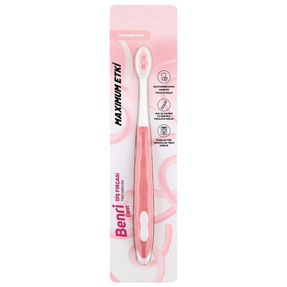 Benri Dent Soft Toothbrush Assorted 1 Count