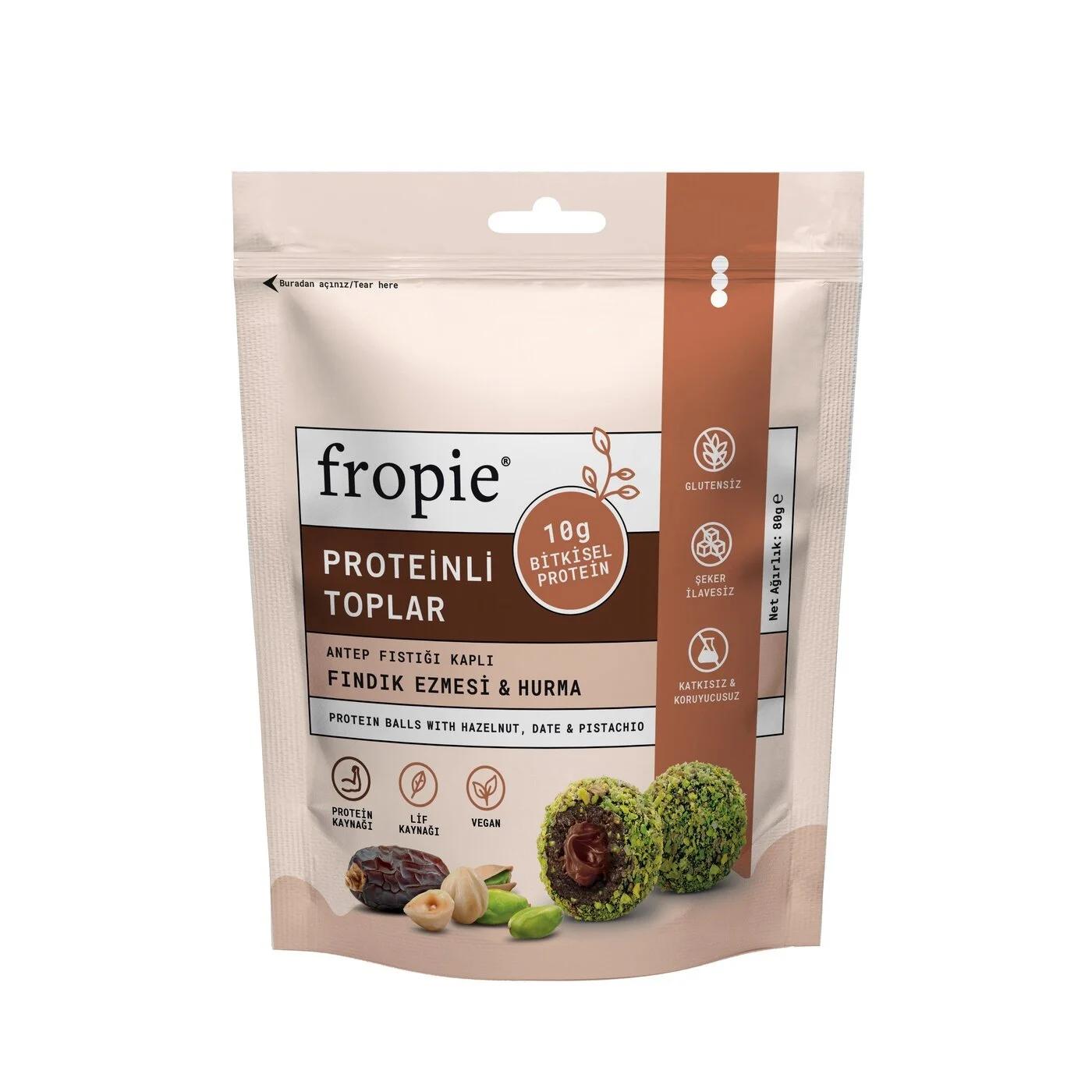 Fropie Protein Date Balls with Hazelnut Butter Snack