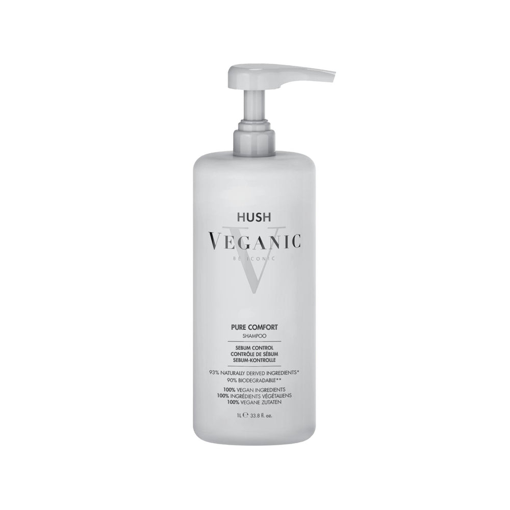 Hush Veganic Pure Comfort Balancing Shampoo for Oily Hair 1000 ml