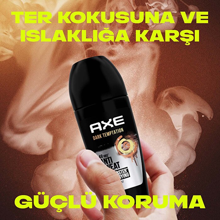 Axe Dark Temptation Roll On Deodorant 50ml - 48 Hour Chocolate Scent - view 3