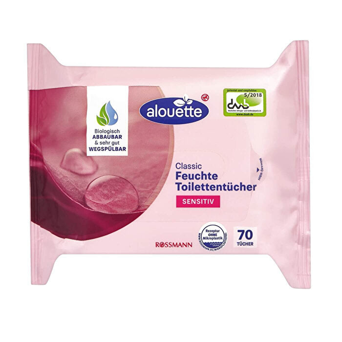Alouette Aloe Vera Wet Wipes - Fragrance-Free, pH Neutral, Gentle Cleansing for Sensitive Skin - Pack of 70 - image 2