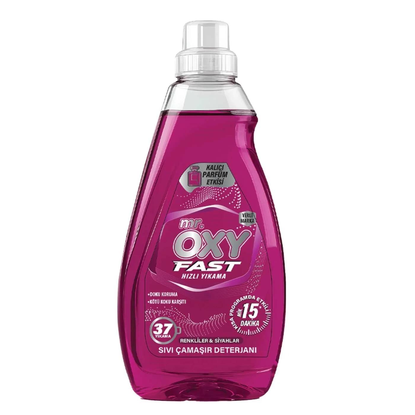 Mr Oxy Fast Liquid Laundry Detergent for Colors &amp; Darks 1480 ml
