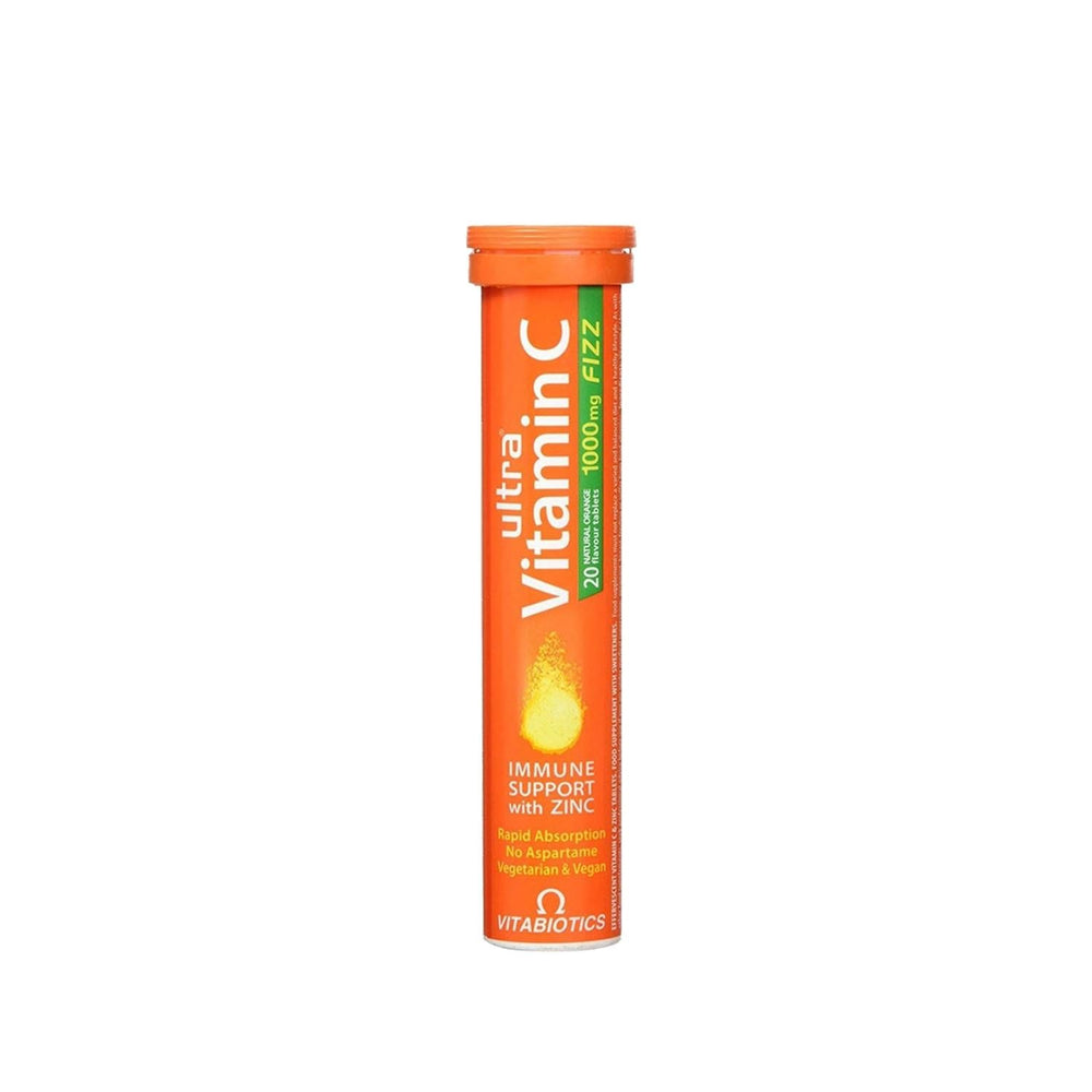 Vitabiotics Ultra Vitamin C 1000 mg Effervescent Tablets - Immune System Support & Energy Boost - image 2