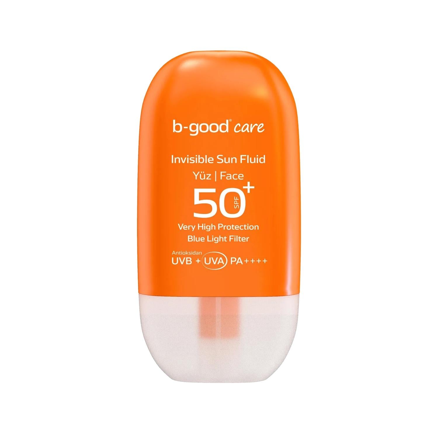 b-good b-sun SPF 50+ Invisible Face Sunscreen - High Protection, Non-Greasy Formula for Daily Use b-good b-sun SPF 50+ Invisible Face Sunscreen face sunscreen, high SPF sunscreen, invisible sunscreen, SPF 50+ facial protection, b-good b-sun sunscreen, sun protection, non-greasy sunscreen, daily sunscreen, facial skincare, UV protection, cosmetic skincare, sun care products