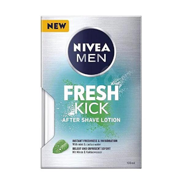 Nivea Fresh Kick After Shave Lotion 100ml - Soothing Men's Grooming - image 2