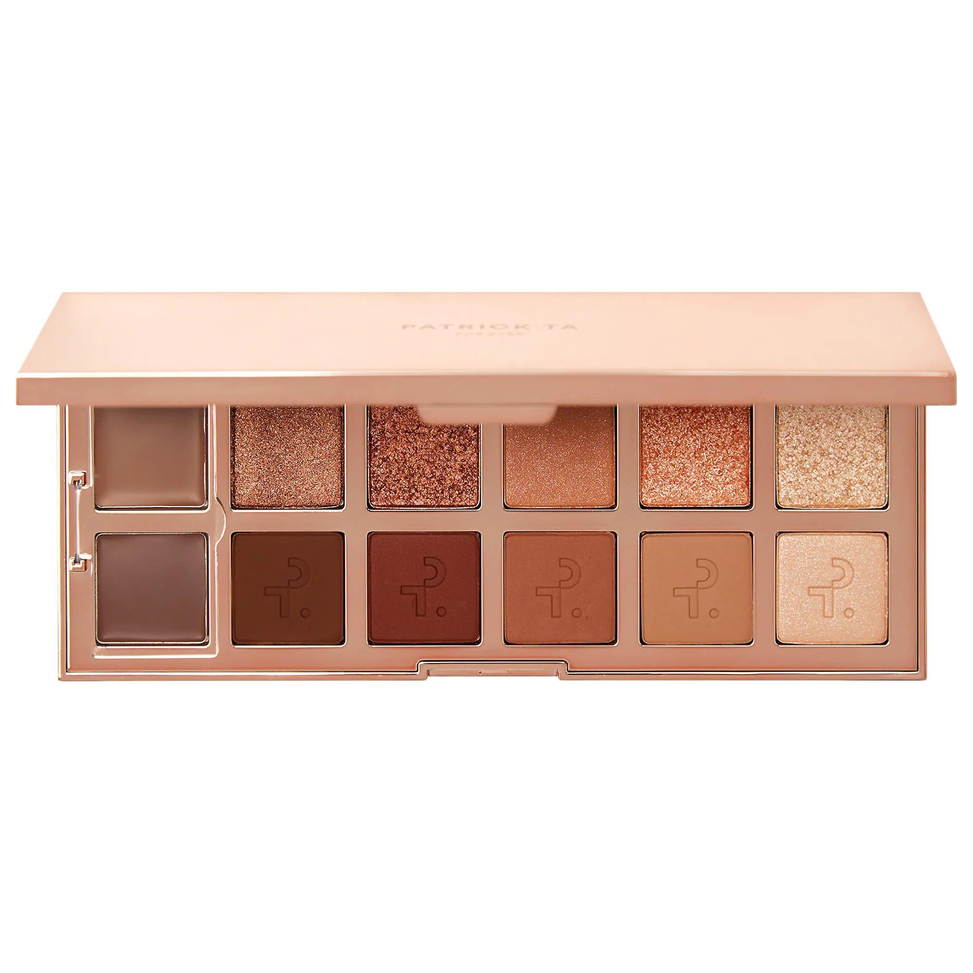 Patrick Ta Major Dimension Eyeshadow Palette - Vegan, Cruelty-Free Makeup with 12 Shades for Multidimensional Eye Looks Patrick Ta Eyeshadow Palette - Vegan &amp; Cruelty-Free Makeup Eyeshadow Palette, Vegan Makeup, Cruelty-Free Beauty Products, Gluten-Free Cosmetics, Multidimensional Eye Looks, Patrick Ta, Makeup Essentials, Eyeshadow, Cream Eyeshadows, Metallic Eyeshadows, Matte Eyeshadows, Beauty Gifts, Makeup for Sensitive Skin, Clean Beauty Products