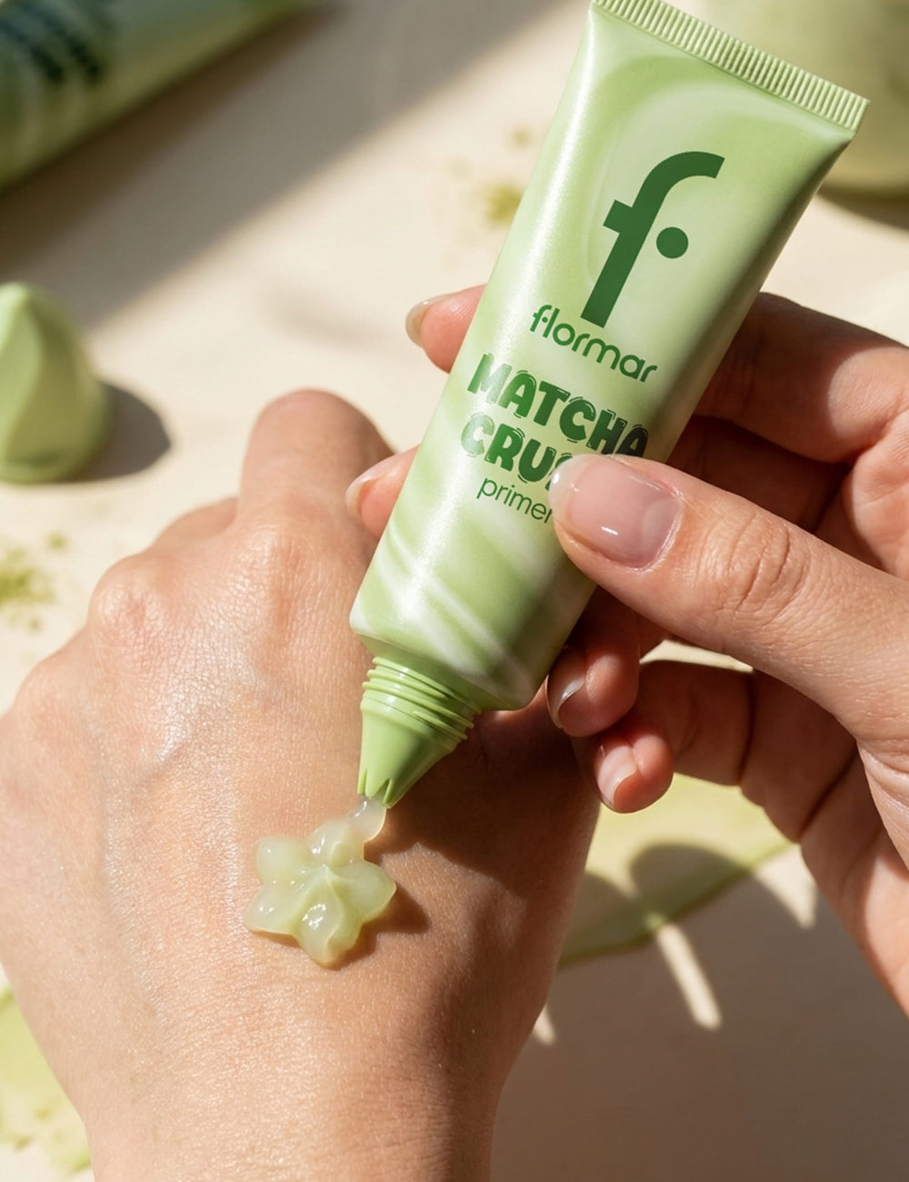 Flormar Matcha Frappuccino Pore-Minimizing Oil-Control Makeup Base 40 ml
