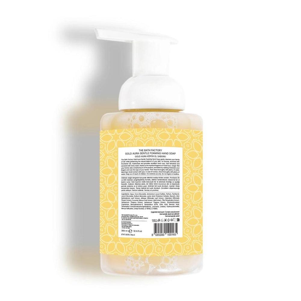 The Bath Factory Gold Aura Foaming Hand Soap 300 ml