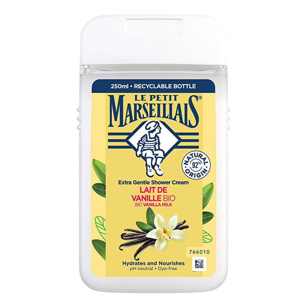 Le Petit Marseillais Vanilla Milk Shower Gel - Moisturizing & Gentle Cleansing, 8.45 fl oz - view 2