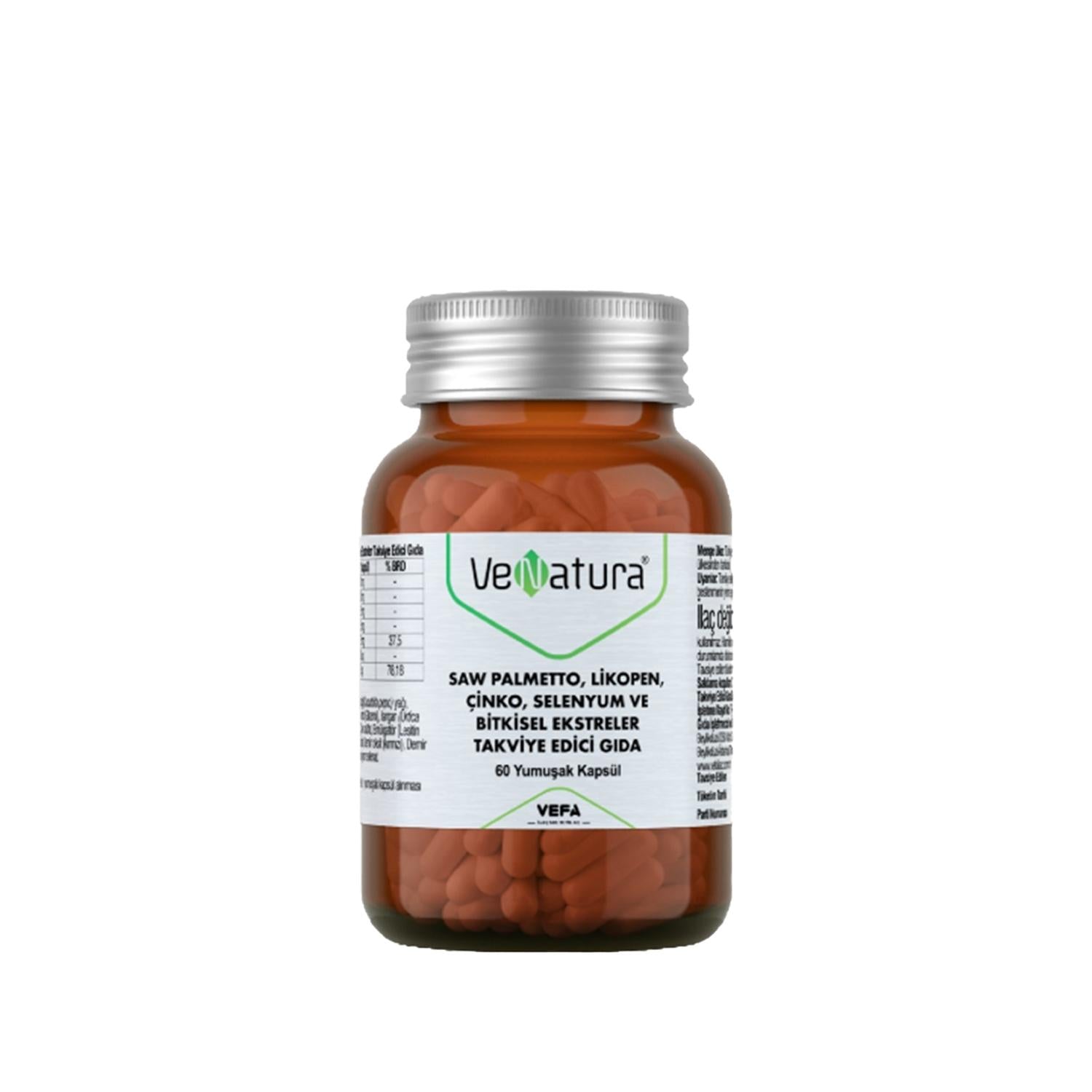 VeNatura Saw Palmetto &amp; Lycopene Softgels 60 Count