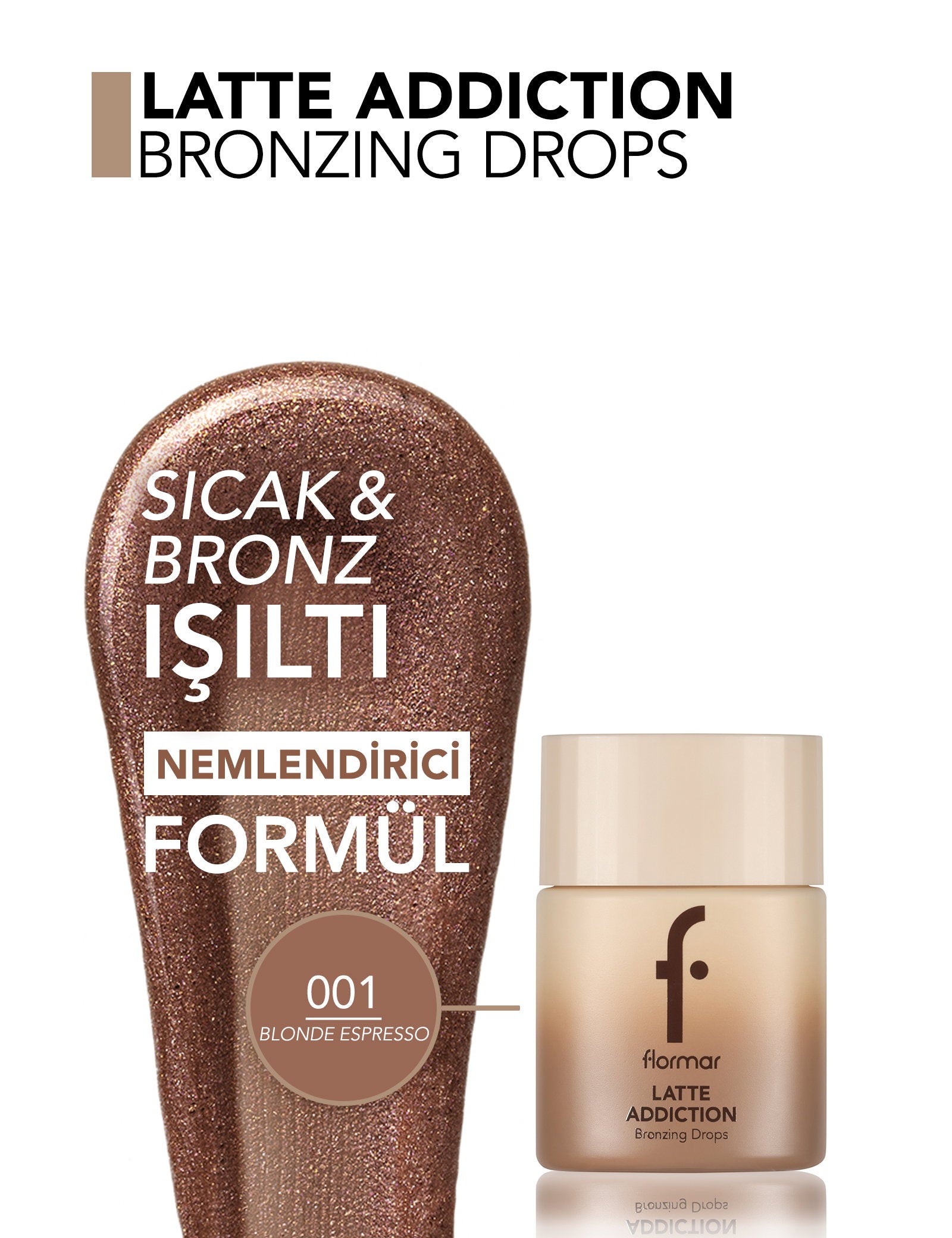 Flormar Latte Moisturizing Face &amp; Body Bronzer 40ml