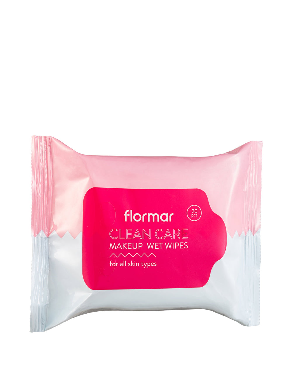 Flormar Clean Care Wet Wipes Moisturizing Makeup Remover 20 Count