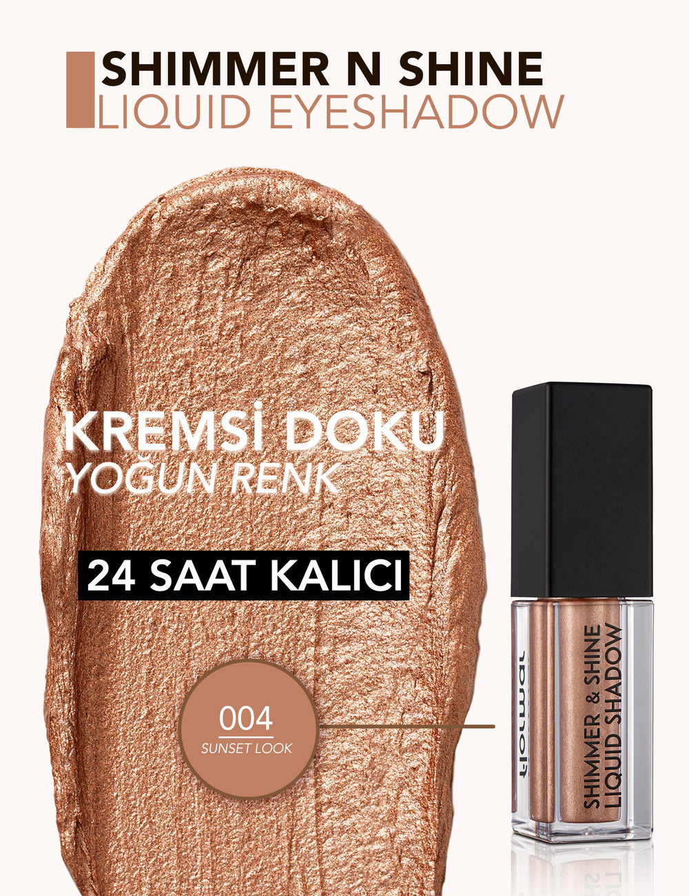 Flormar Shimmer & Shine Intense Liquid Metallic Eyeshadow