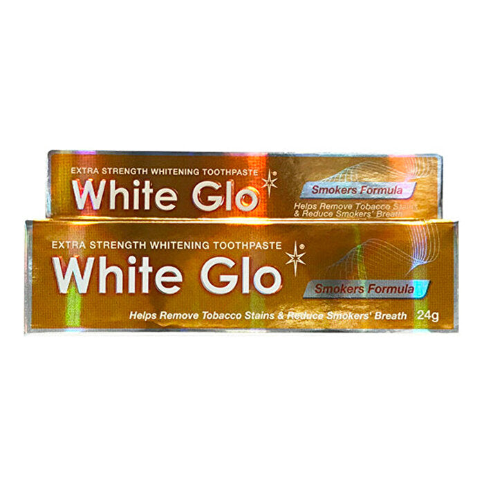 White Glo Whitening Toothpaste 24g - Extra Whitening Formula | Fresh Breath - Toothpaste