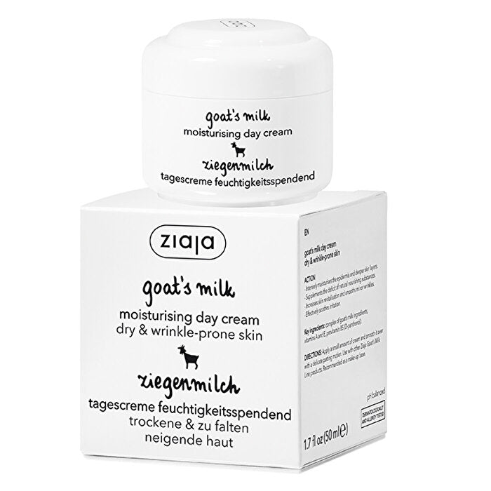 Ziaja Goat Milk Moisturizing Day Cream 50ml - Deep Hydration | Natural