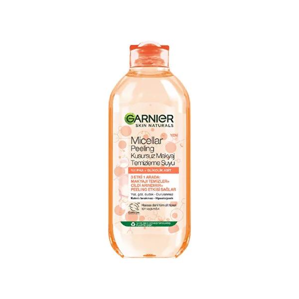 Garnier Micellar Cleansing Water with Gentle Exfoliation - 3-in-1 Makeup Remover, Cleanser & Peeling Effect for Smoother Skin Garnier Micellar Cleansing Water - 3-in-1 Makeup Remover & Exfoliator Micellar cleansing water, Makeup remover, Gentle exfoliation, Garnier skincare, PHA and Glycolic acid skincare, Skincare routine, Sensitive skin products, Multi-functional skincare, Cosmetic cleansing, Skincare essentials