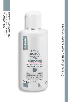 Dermoskin Biotin Shampoo for Women - Gentle, Residue-Free Hair Cleanser & Revitalizer - Shampoo
