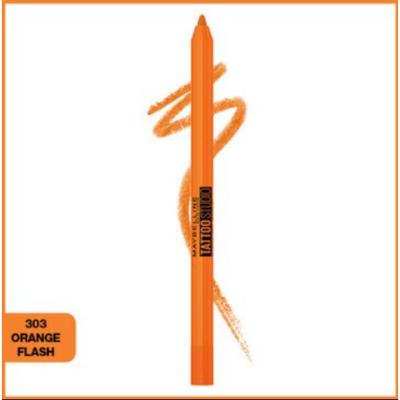 Maybelline Tattoo Liner Gel Eyeliner - 303 Orange Flash, Waterproof & Smudge Proof Makeup Maybelline Tattoo Liner Gel Eyeliner - Orange Flash Maybelline Tattoo Liner, Gel Eyeliner, Orange Flash Eyeliner, Waterproof Eyeliner, Smudge Proof Makeup, Eye Makeup, Cosmetics, Makeup Essentials, Beauty Products, Long Lasting Makeup, Vibrant Eye Makeup