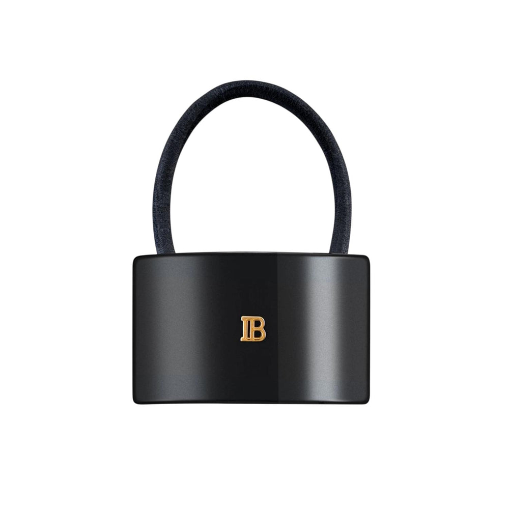 Balmain Cellulose Acetate Elastique pour Cheveux Hair Tie Black
