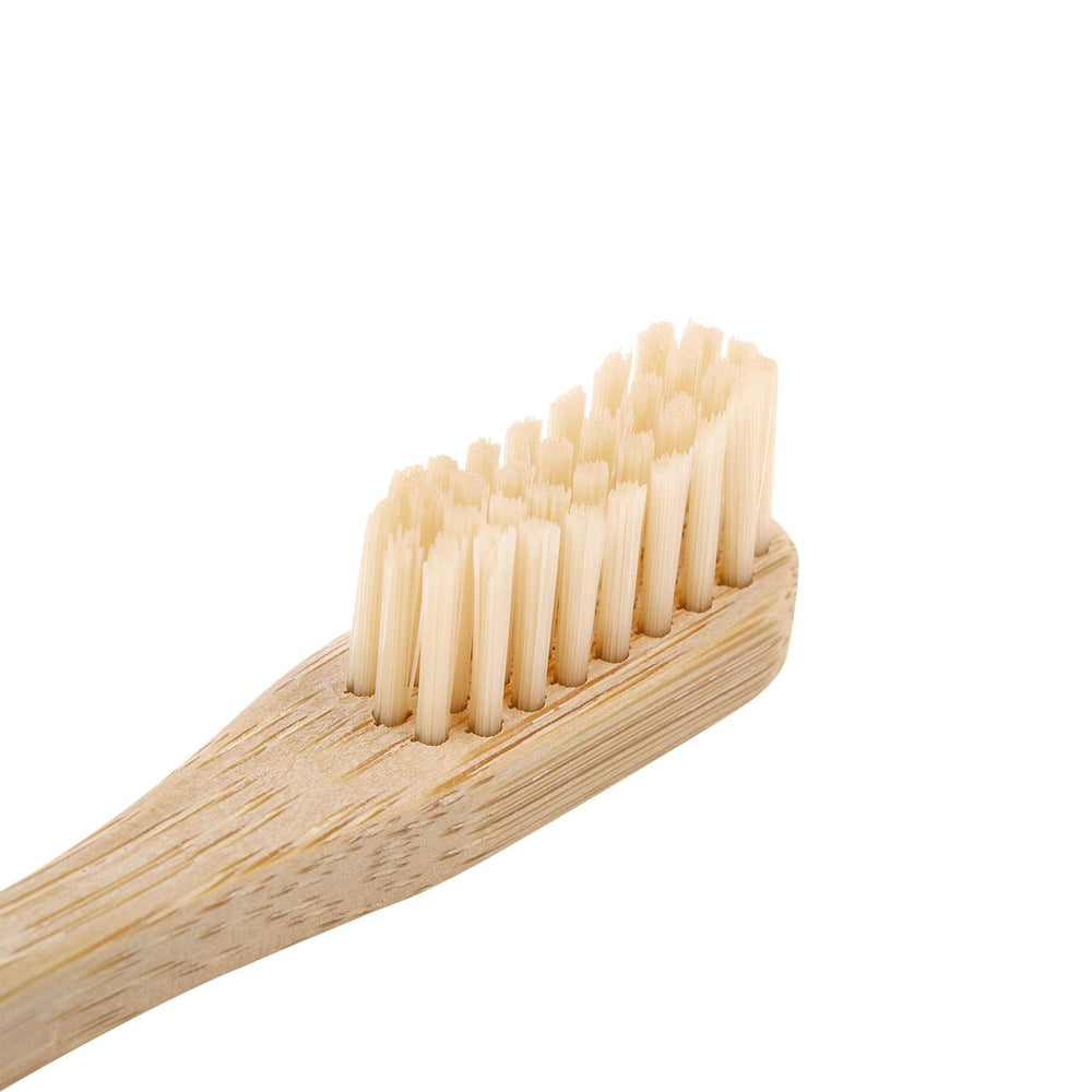T-Brush Bamboo Adult Toothbrush Cream Soft Bristles 1 Count