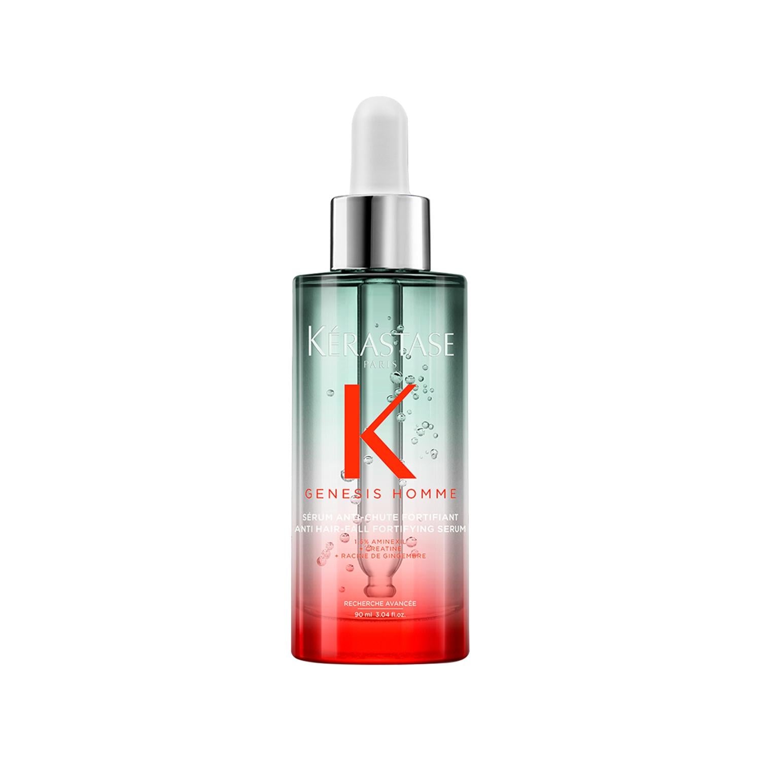Kerastase Genesis Homme Anti-Hair Loss Strengthening Serum for Men - 3.04 fl oz Kerastase Genesis Homme Serum for Men - Anti-Hair Loss Kerastase Genesis Homme, Hair loss serum for men, Strengthening hair serum, Anti-hair fall treatment, Men's hair care products, Hair care serum, Anti-hair loss formulation, Strengthening properties for hair, High-end hair care, Scalp health, Hair strengthening, Men's grooming, Hair care for men