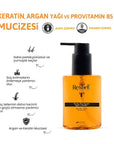 Reshell Argan Oil and Keratin Hair Care Serum for Damaged Hair - Nourishing, Strengthening, Daily Use - 3.38 fl oz - view 3