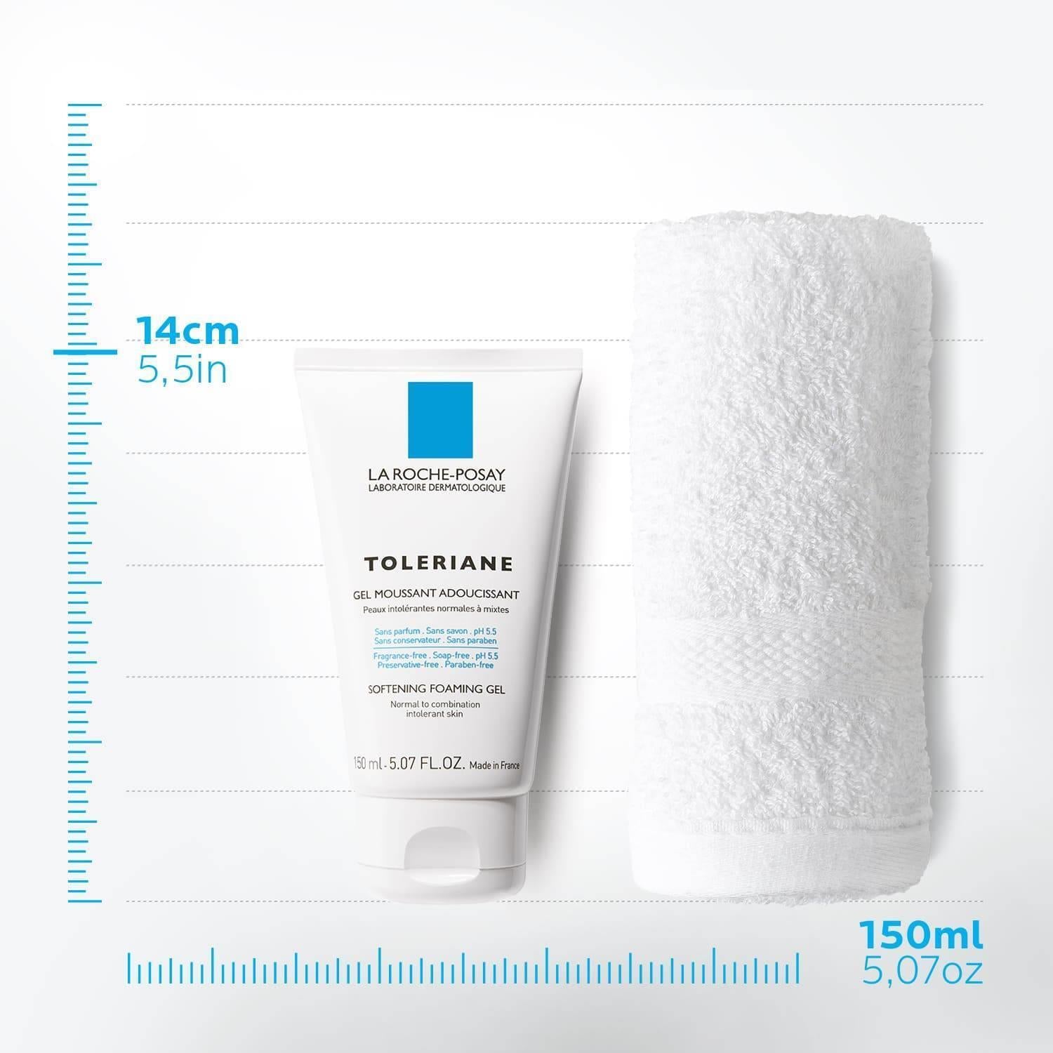 La Roche Posay Toleriane Facial Cleansing Gel - Gentle, Fragrance-Free & Paraben-Free for Sensitive Skin La Roche Posay Toleriane Facial Cleansing Gel for Sensitive Skin La Roche Posay Toleriane Facial Cleansing Gel, Sensitive skin care products, Fragrance-free facial cleanser, Paraben-free makeup remover, Gentle skincare for sensitive skin, Facial cleansing gel, Soap-free cleanser, Perfume-free skincare, Makeup remover, Skincare for sensitive skin