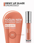 Flormar Dewy Lip Glaze Gloss 004 Undressed for High Shine