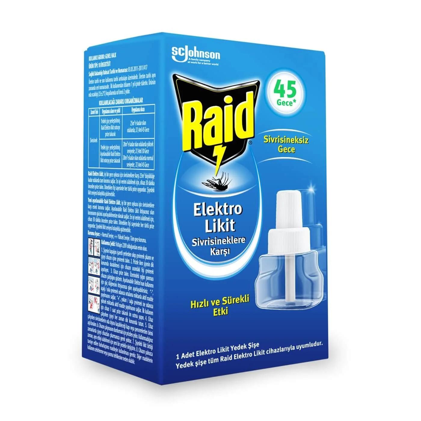 Raid Electro Liquid Refill Mosquito Protection 35 ml