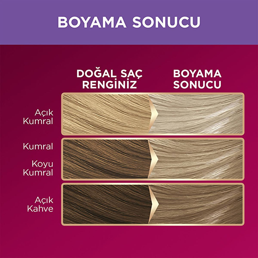 Palette Deluxe Hair Dye - Long-Lasting Nourishing Küllü Açık Sarı Color by Palette - view 5