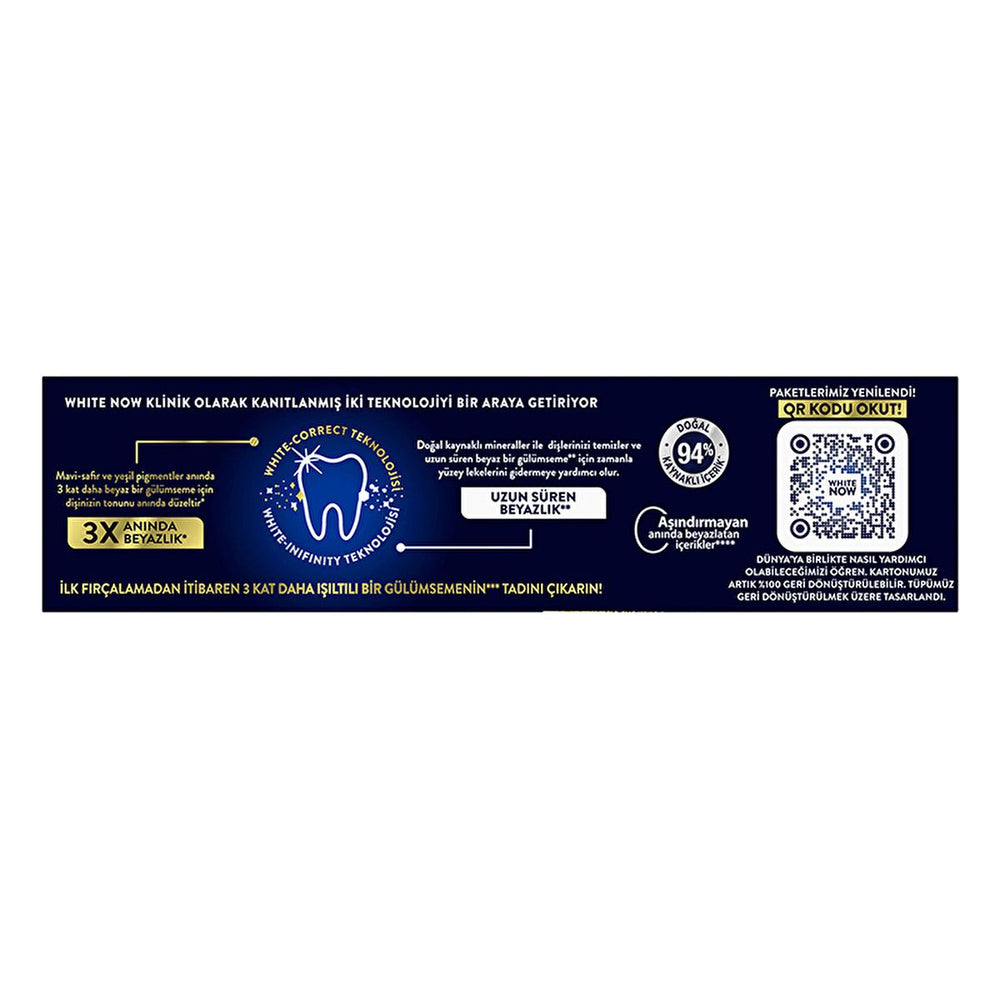 Signal White Now Gold Whitening Toothpaste - 3x Whiter Smile, Instant & Long-Term Effect - view 4