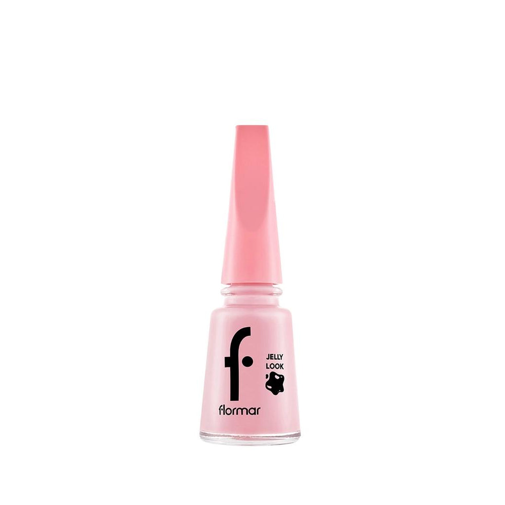 Flormar Jelly Look High-Shine Gel Effect Nail Polish JL27 Milky Pinky