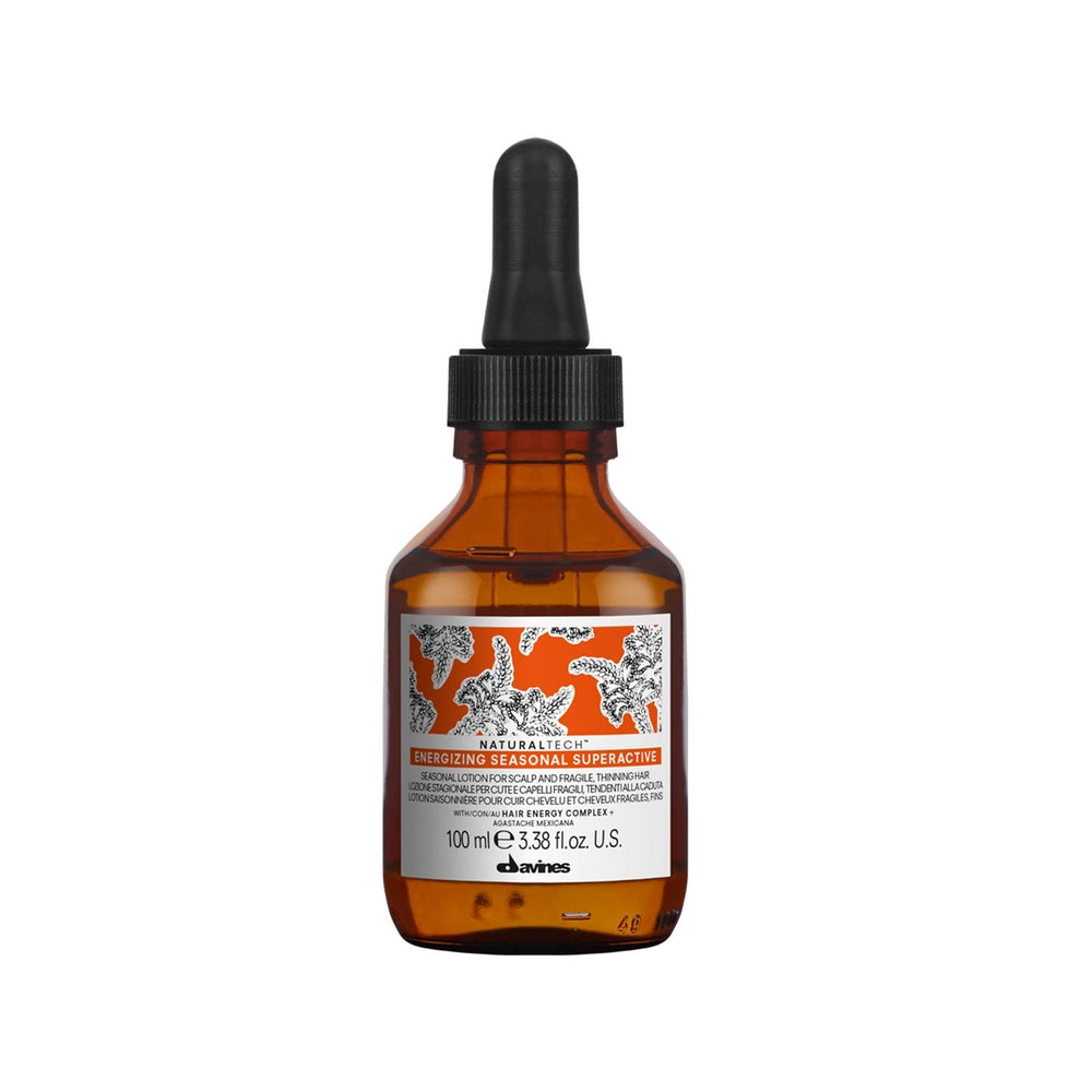 Davines NaturalTech Energizing Seasonal Superactive - 100ml Hair Loss Prevention & Scalp Energizer - Hair Care