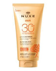 Nuxe Sun SPF30 Sunscreen Lotion: Hydrating, Water-Resistant, Broad Spectrum Protection with Argan & Vitamin E - 150ml Nuxe Sun SPF30: Hydrating Sunscreen - Protect & Nourish SPF30 Sunscreen, Organic Sunscreen, Water Resistant Sunscreen, Nuxe Sunscreen, Sun Protection Lotion, Broad Spectrum Sunscreen, Non-Greasy Sunscreen, Sunscreen with Vitamin E, Hydrating Sunscreen, Sunscreen for Face and Body, Sunscreen, Lotion, Sun Protection, UVA Protection, UVB Protection, Argan Oil, Vitamin E, Tiare Flower, Vanilla, 