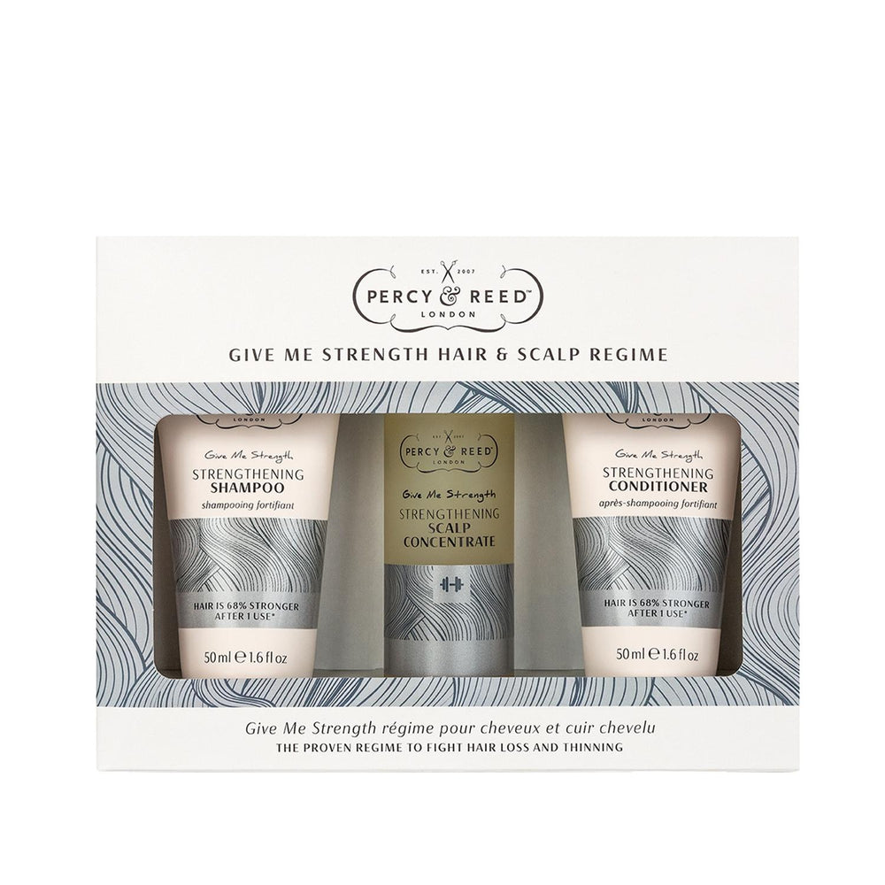 Percy & Reed Give Me Strength Hair & Scalp Care Set: Strengthen Hair, Prevent Hair Loss, and Promote Healthy Scalp Percy & Reed Hair Strengthening Set: Healthy Scalp, Prevent Hair Loss hair strengthening set, scalp care set, hair and scalp treatment, hair growth products, Percy & Reed, Give Me Strength, hair loss prevention, thinning hair treatment, hair care, scalp care, hair strengthening, healthy scalp, hair breakage, hair thinning, hair growth, hair treatment, scalp treatment, best hair set, beauty, per