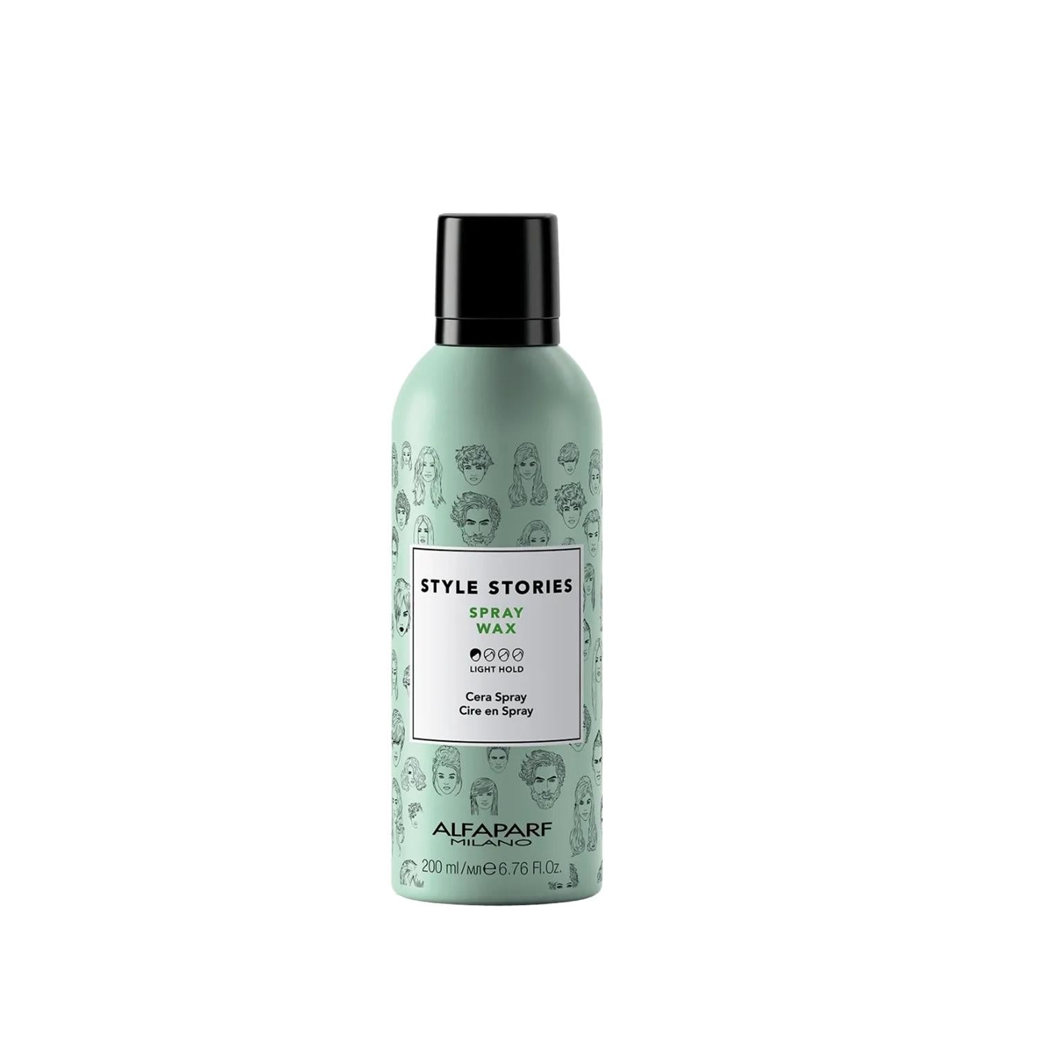Alfaparf Style Stories Hair Wax Spray 200ml - Textured Hair Styling & Hold Alfaparf Style Stories Hair Wax Spray - Best for Texture & Hold Hair wax spray, Alfaparf Style Stories, Hair styling product, Textured hair spray, Hair hold spray, Hair care, Styling products, Men's grooming, Women's hair care, Cosmetics, Hair texture, Piecey finish, Long-lasting hold, Easy application, 200ml, Spray wax