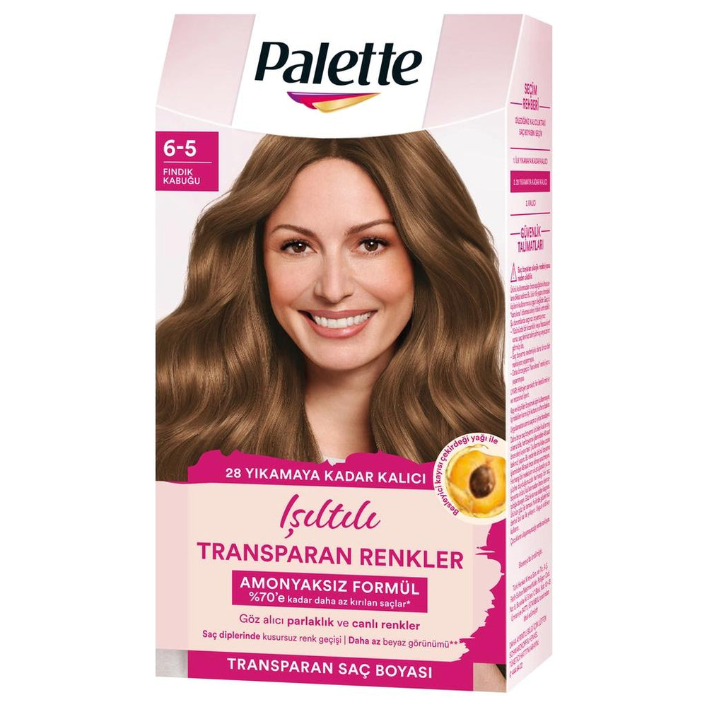 Palette Glossy Transparent Hair Color 6-5 Hazelnut Shell