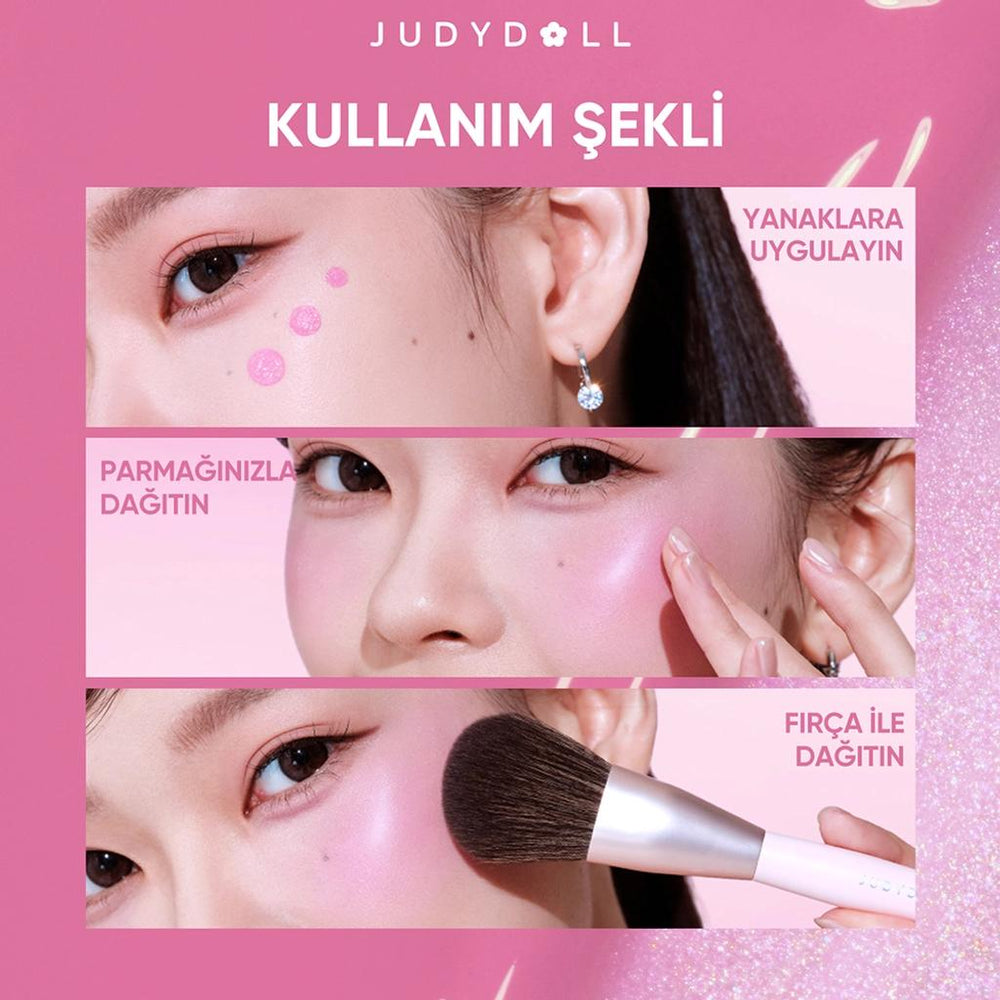 Judydoll Illuminating Blush Combo 03 Cherry Glaze