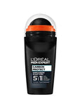 L'Oreal Paris Men Expert Carbon Protect Antiperspirant Deodorant Roll-On for Men - 48 Hour Sweat Protection, Stain-Free, Carbon Active Technology - image 2