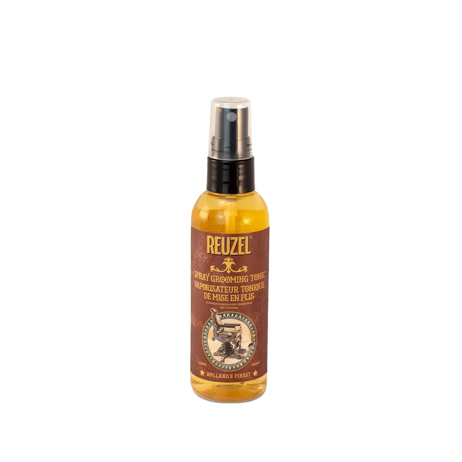 Reuzel Reuzel Spray Grooming Tonic 100 ml - Effortless Styling & Grooming for Men Reuzel Spray Grooming Tonic 100ml - Men's Hair Styling Reuzel Spray Grooming Tonic, hair grooming product, men's hair styling, hair care product, styling tonic spray, men's grooming, hair styling products, Reuzel, grooming tonic, 100 ml, spray format, flexible hold, added texture