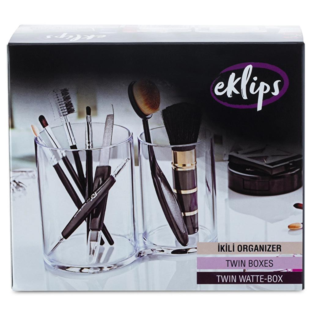 Eklips Dual Compartment Cotton Pad Holder