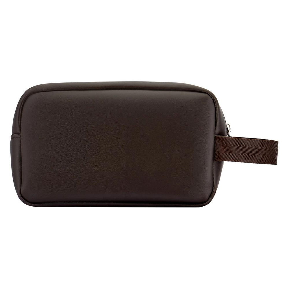 Eklips Brown Men's Grooming Bag for Travel