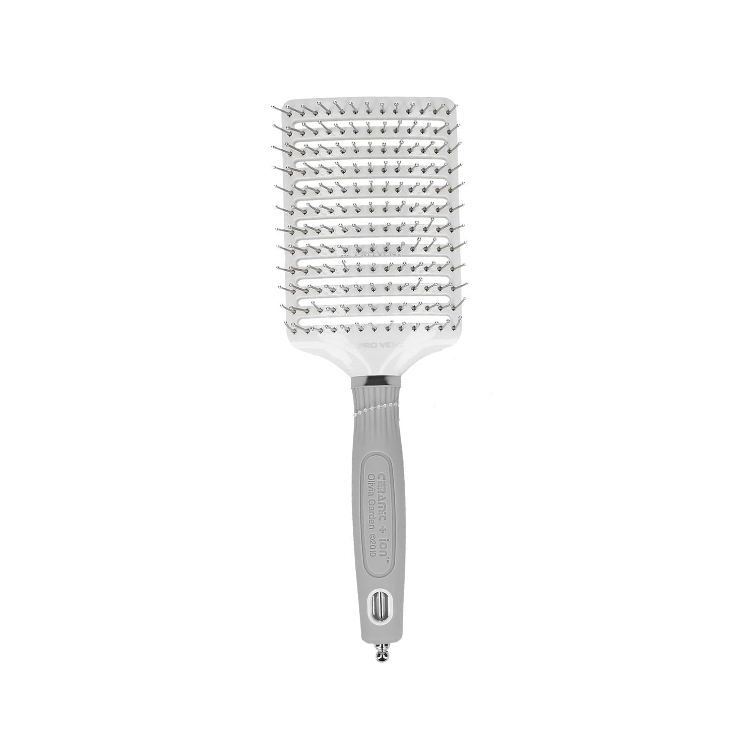 Olivia Garden Ceramic + Ion XL Vent Hair Brush for Detangling and Styling - Reduces Frizz, Enhances Shine Olivia Garden Ceramic + Ion XL Vent Hair Brush - Reduces Frizz Ceramic Hair Brush, Ionic Hair Brush, XL Vent Hair Brush, Olivia Garden Hair Brush, Detangling Hair Brush, Hair Care, Hair Styling, Salon Quality, Ceramic Technology, Ionic Technology, High-Quality Hair Brush, Hair Detangling, Frizz Reduction, Hair Shine Enhancement