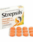 Strepsils C Vitamin Orange Flavored Throat Lozenges - 24 Count - Soothe Sore Throats with Vitamin C - image 2