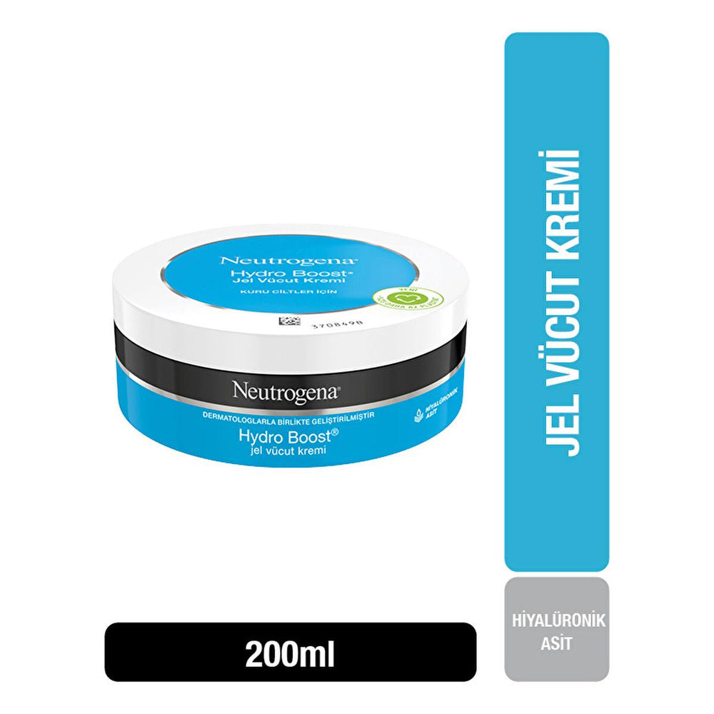 Neutrogena Hydro Boost Moisturizing Body Cream - Hyaluronic Acid Body Moisturizer for Dry Skin, Non-greasy & - view 2