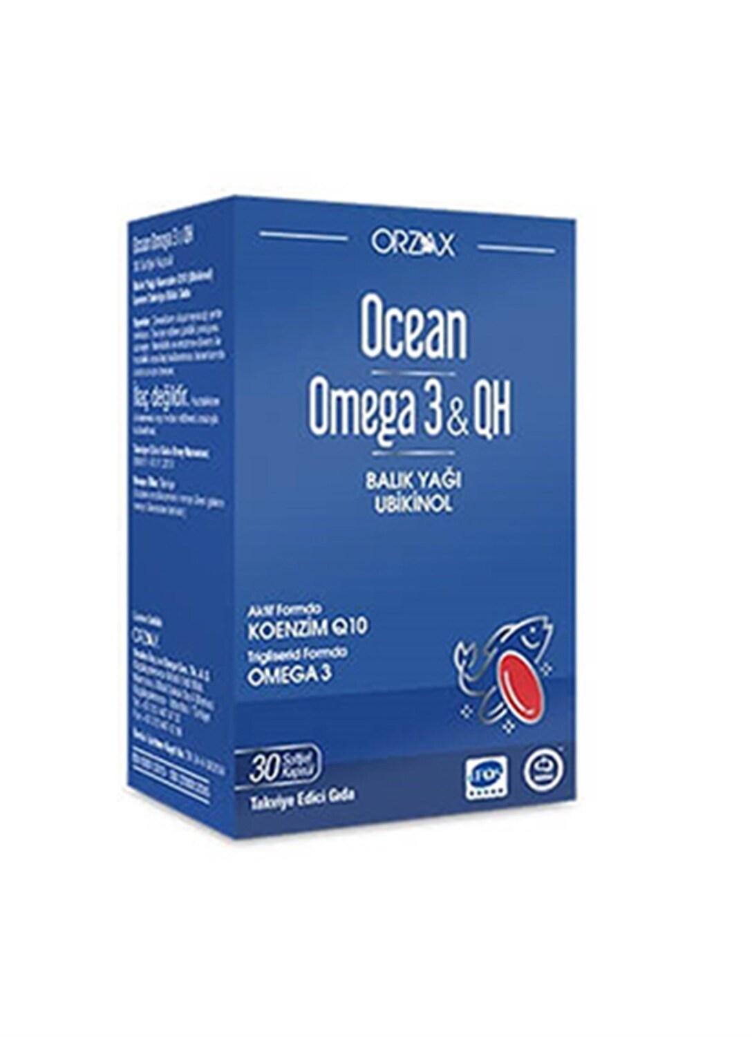 Orzax Ocean Omega-3 QH with Coenzyme Q10 - 30 Capsules - image 3