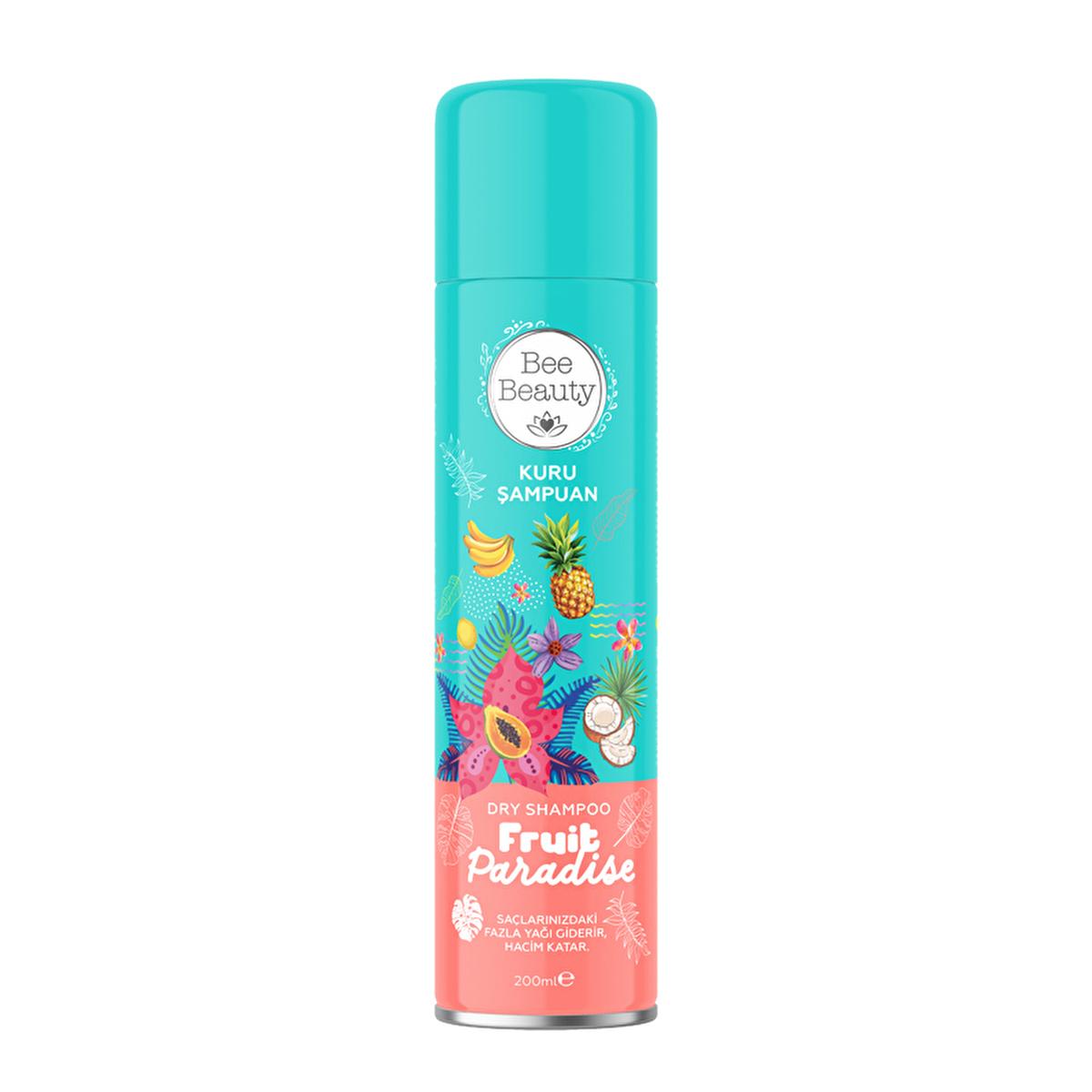 bee beauty fruit paradise dry shampoo, dry shampoo for revitalizing oily hair, bee beauty dry shampoo bottle Bee Beauty Fruit Paradise Dry Shampoo - Revitalize Oily Hair | 6.76 fl oz Bee Beauty Dry Shampoo - Fruit Paradise for All Hair Types bee-beauty, dry-shampoo, fruit-paradise, hair-care, oily-hair, refreshing-hair-products, beauty-products, hair-volume, floral-scent, ai-generated