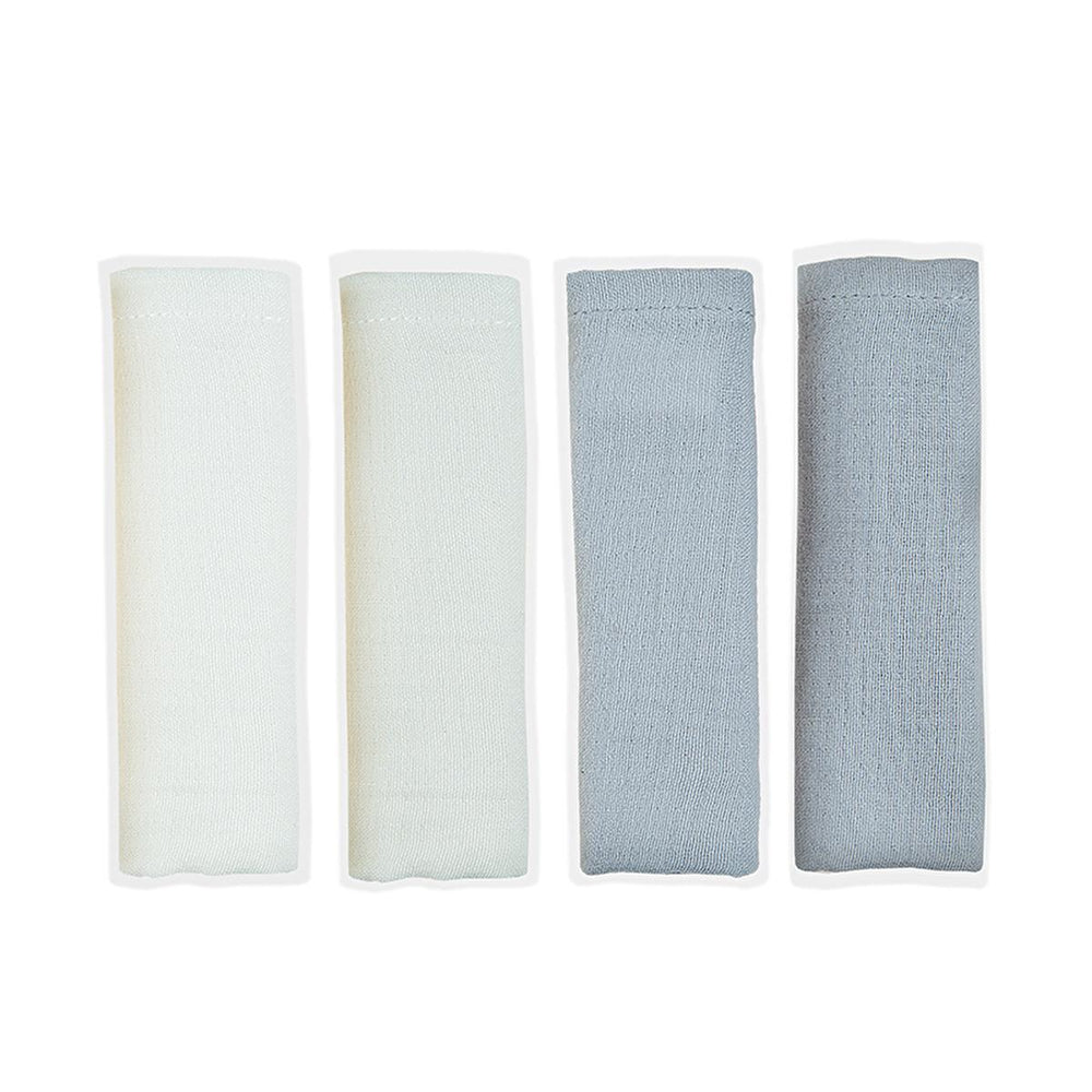 Babyjem Baby Muslin Cloth 4-Pack Grey - Soft Multi-Purpose Cloth for Newborn Care - view 4
